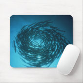 Blackfin barracuda schwimmen in Kreisen Mousepad (Mit Mouse)