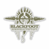 Blackfoot 2o aufkleber (Vorderseite)