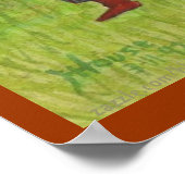 Blackfoot-Amerikanische Ureinwohner Poster (Ecke)