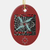 Blackfoot amerikanischer Ureinwohner Keramik Ornament (Hinten)