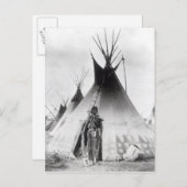 Blackfoot Brave, in der Nähe von Calgary, Alberta, Postkarte (Vorne/Hinten)