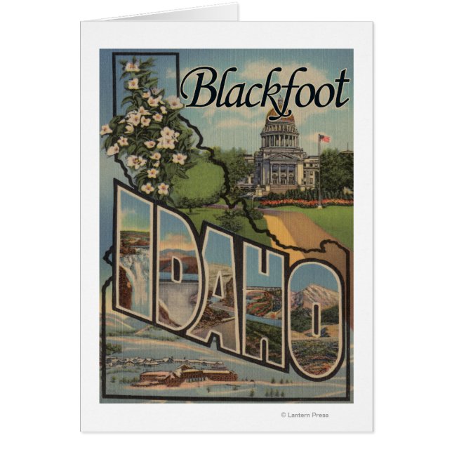 Blackfoot, Idaho - Große Buchstabszenen (Vorne)