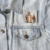 Blackfoot indischer PET-Toh-Pipi-Kuss, die Button (Beispiel)