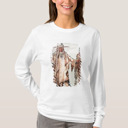 Blackfoot indischer PET-Toh-Pipi-Kuss, die T-Shirt (Vorderseite)