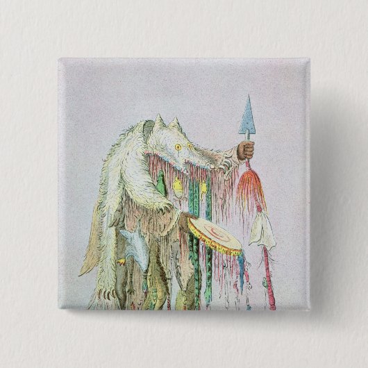 Blackfoot Medizin-Mann Button (Vorderseite)