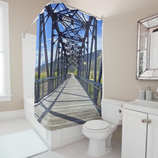 Blackfoot River Crossing Duschvorhang (Beispiel)