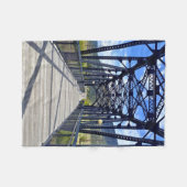 Blackfoot River Crossing Fleecedecke (Vorderseite (Horizontal))