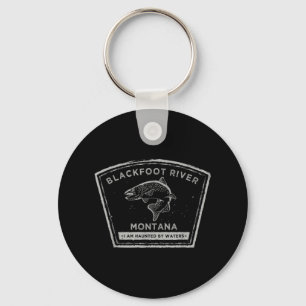 Blackfoot River Montana - Fliegenfischen-Shirt  Schlüsselanhänger
