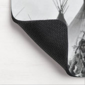 Blackfoot tapferes, nahe Calgary, Alberta, 1889 Mousepad (Ecke)