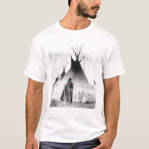 Blackfoot tapferes, nahe Calgary, Alberta, 1889 T-Shirt