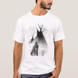 Blackfoot tapferes, nahe Calgary, Alberta, 1889 T-Shirt