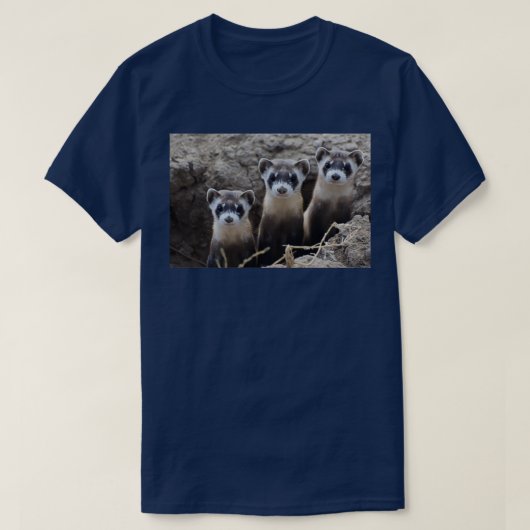 BlackFooted Ferret (2) T-Shirt (Design vorne)