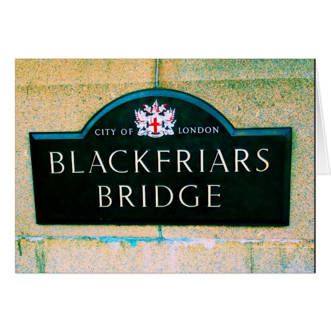 Blackfriars Bridge - City of London (Vorderseite (Horizontal))