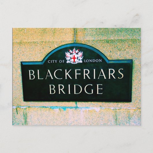 Blackfriars Bridge - City of London Postkarte (Vorderseite)