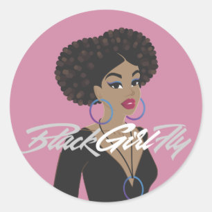 BlackGirlFly Curlfriend Stickers