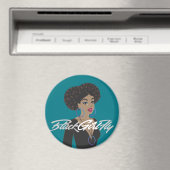 BlackGirlFly-Kühlschrankmagnet Magnet (In Situ (Geschirrspüler))
