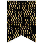 BlackGold Sparkle Glückwunschs Grad Party Wimpelkette (Erste Fahne)