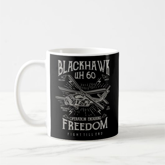 Blackhawk Ähm 60 Hubschrauberstil Chopper Pilot Lü Kaffeetasse (Links)