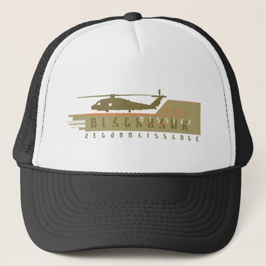 Blackhawk Helicopter Recon Team Truckerkappe (Vorderseite)