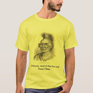 Blackhawk, Leiter des Beutels und der Fox-Stämme T-Shirt