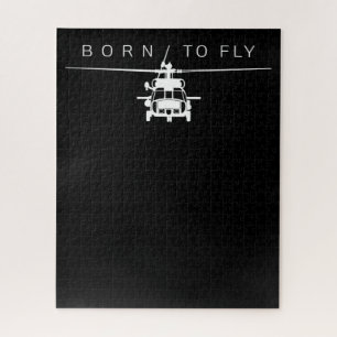Blackhawk Military Aviation Helicopter Pilot Gift Puzzle