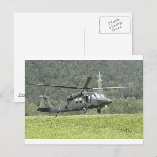 Blackhawk Postkarte (Vorne/Hinten)
