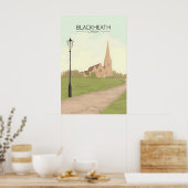 Blackheath London Reiseposter Poster (Küche)