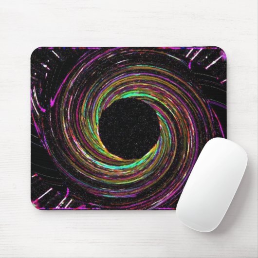 Blackhole abstrakt mousepad (Mit Mouse)