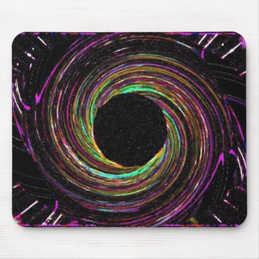 Blackhole abstrakt mousepad (Vorne)