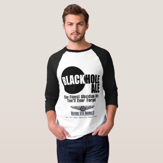 Blackhole Baseball T T-Shirt (Vorne ganz)