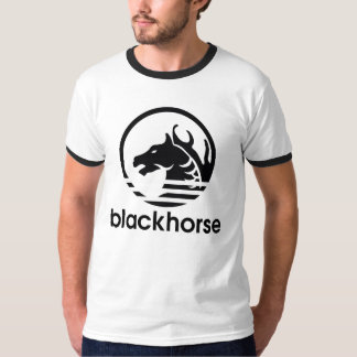 BlackHorse x drei Streifen-Leben (kurze Hülse) T-Shirt