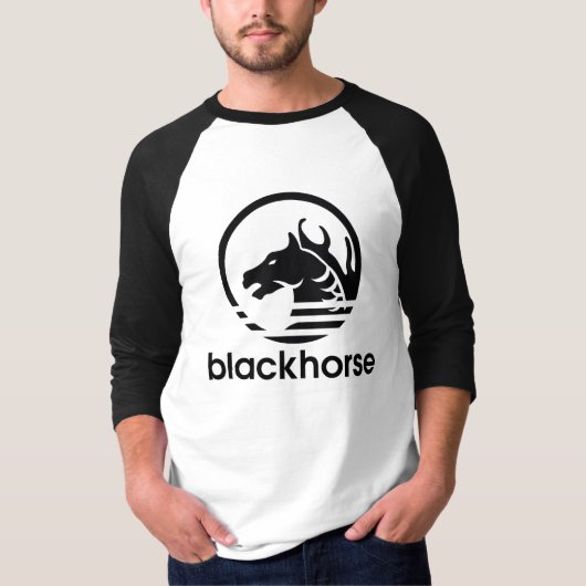 BlackHorse x drei Streifen-Leben T-Shirt (Vorderseite)