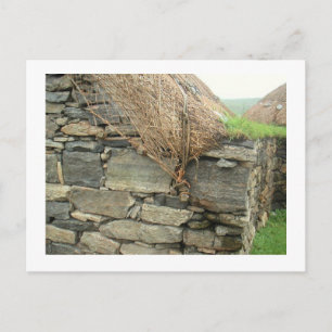 Blackhouse - Gearannan, Insel Lewis Postkarte