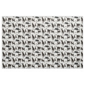 Blackie das schwarze Katzen-Gewebe Stoff (Fat Quarter (45,7 x 55,9 cm))