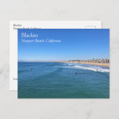 Blackies, Newport Beach, Kalifornien Postkarte (Vorne/Hinten)