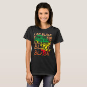 Blackity Black Every Month Black History BHM Afric T-Shirt (Vorne ganz)