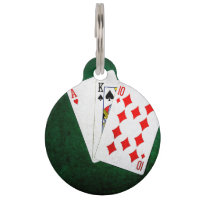 Blackjack 21 Punkt - As, King, zehn