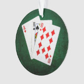 Blackjack 21 Punkt - As, King, zehn Ornament (Vorderseite)