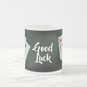 Blackjack 21 Punkt - King, Nine, Two - Viel Glück Mattglastasse (Mittel)