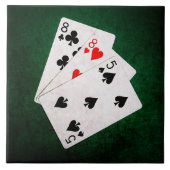 Blackjack 21 Punkte - 8, 8, 5 Punkte Fliese (Vorderseite)