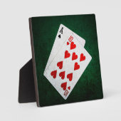 Blackjack 21 Punkte - As, 10 Fotoplatte (Vorderseite)