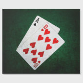 Blackjack 21 Punkte - As, 10 Geschenkpapier (Flach)