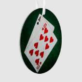 Blackjack 21 Punkte - As, 10 Ornament (Vorderseite)