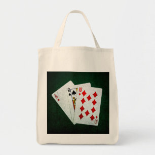 Blackjack 21 Punkte - Ass, Dame, Zehn Tragetasche