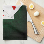 Blackjack 21 Punkte - neun, neun, drei Handtuch (Viertel Falte)