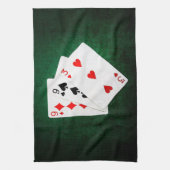 Blackjack 21 Punkte - neun, neun, drei Handtuch (Vertikal)