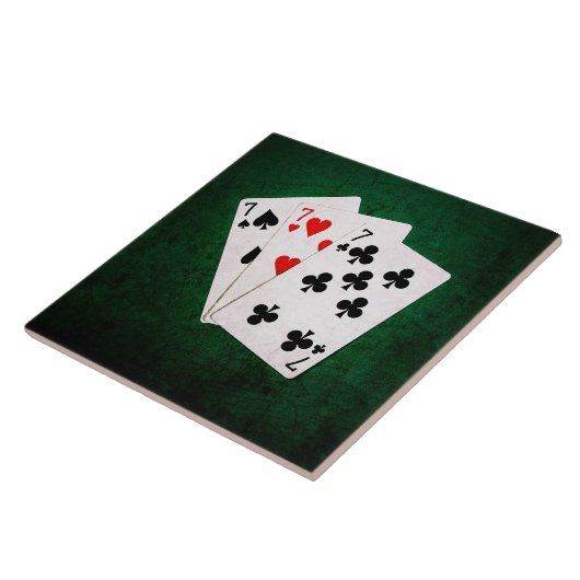 Blackjack 21 - Sieben, Sieben, Sieben Fliese (Seite)