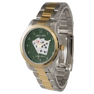 Blackjack 777 Kartenkombination. Viel Glück Armbanduhr