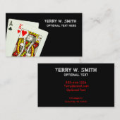Blackjack Business Card Visitenkarte (Vorne/Hinten)