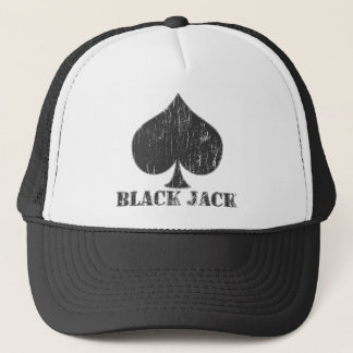Blackjack-Fernlastfahrer-Hut Truckerkappe